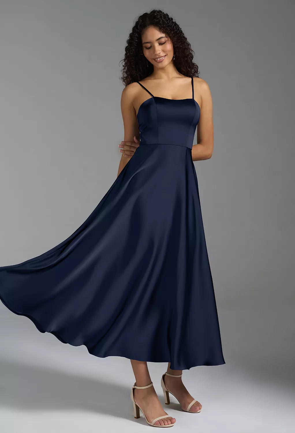 AW Lexi Dark Navy  Spring Wedding Guest Dresses
